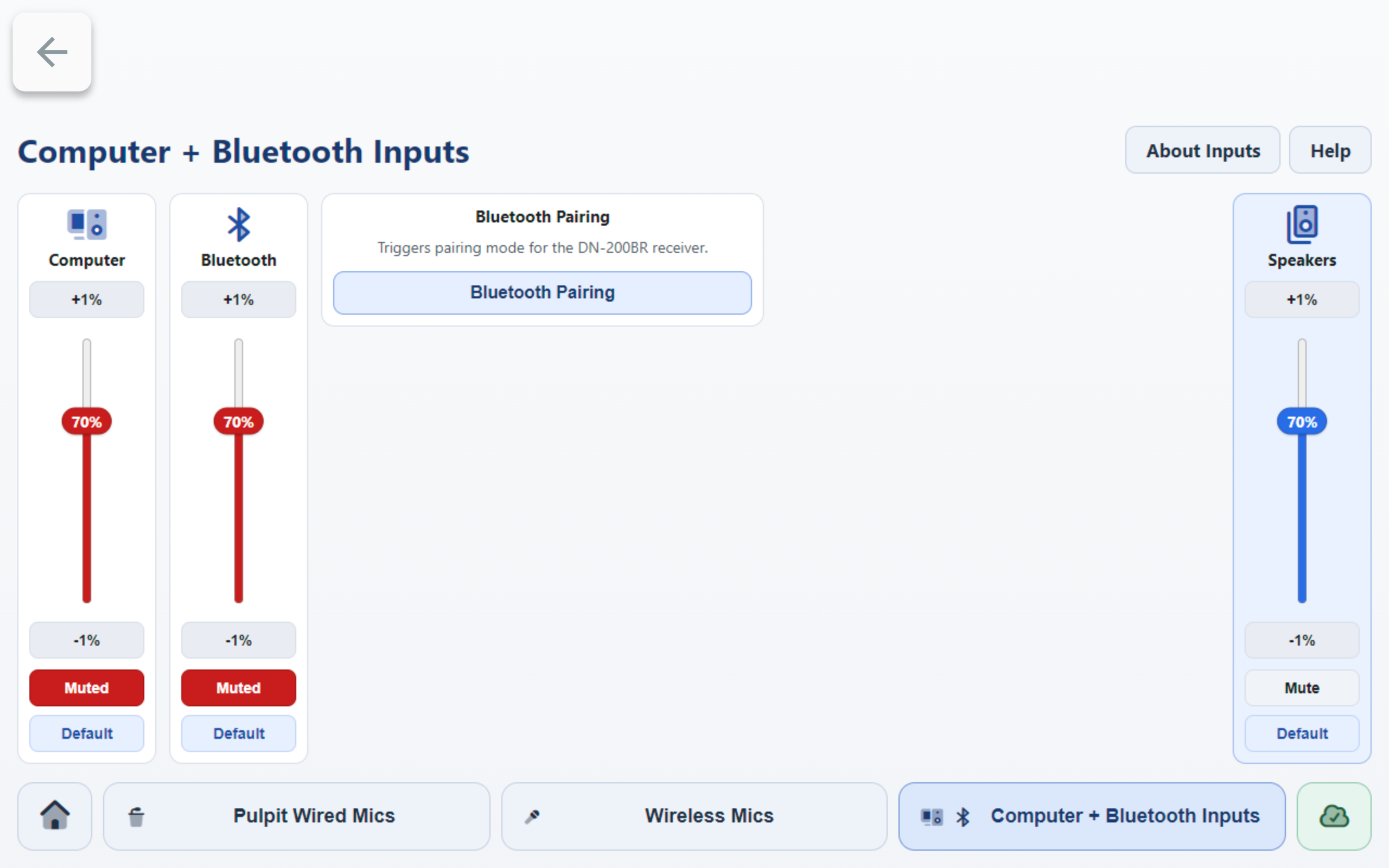 Computer Preset Controls